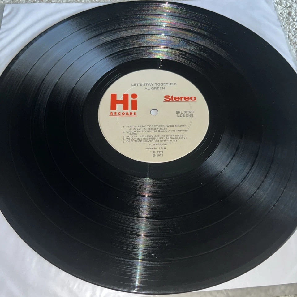 AL GREEN Let's Stay Together - VG++ 1972 Vinyl LP Hi Records - Image 4 of 4