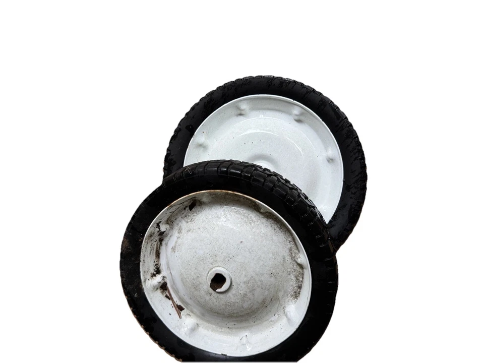 PACK DE (2) RUEDAS PARGO. EL CENTRO ESTÁ RANURADO. OEM NUEVO ¡ENVÍO GRATUITO!  Foto 3 de 4