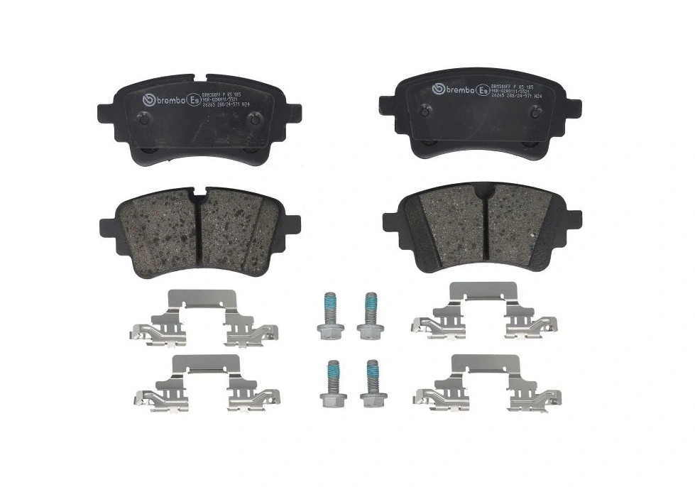 Für BREMBO P 85 185 Ham pads. rear AU VW . . - Bild 2