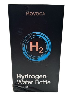 MOVOCA Hydrogen Water Bottle 7oz, Black (SEALED)