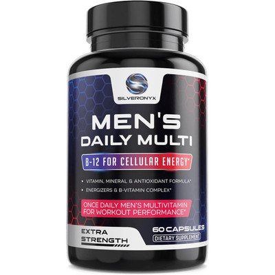 SILVERONYX Men s Daily Multivitamin (60 Capsules)