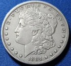 1884-S Morgan Silver Dollar - Tough Date To Find In Higher Grade