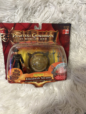 Pirates of The Carribean Deluxe Elizabeth Swan Zizzle Figure w/ Glowing B Toy