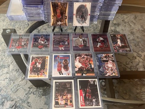 Michael Jordan Upper Deck Bulls 1997-98 Card Lot 14 Athlete Century SP Authentic