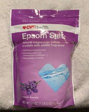 CVS Health Epsom Salt Lavender Scented 1 pound 6 oz SEALED NEW