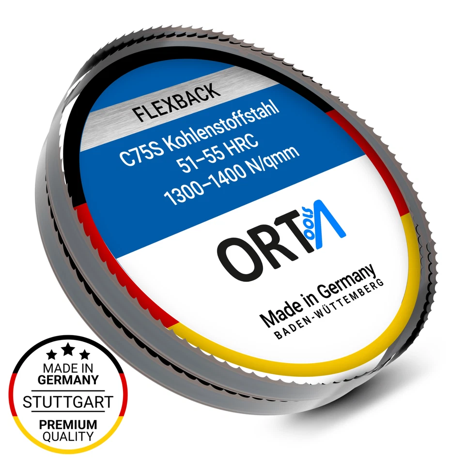 3 Stück 1810 x 10 x 0,65 mm 6 ZpZ Hart Holzbandsägeblatt Metabo Holz Sägeband  - Bild 2 von 4