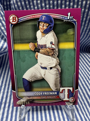 Cody Freeman - #153/299 - FUCHSIA - 2025 Bowman - BP-112 - 1st