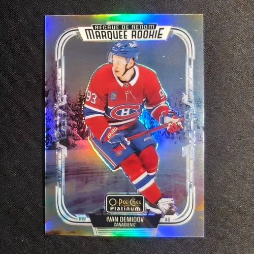 🔌IU 2025-26 O-PEE-CHEE PLATINUM HOCKEY POND HOCKEY VARIANT RC IVAN DEMIDOV