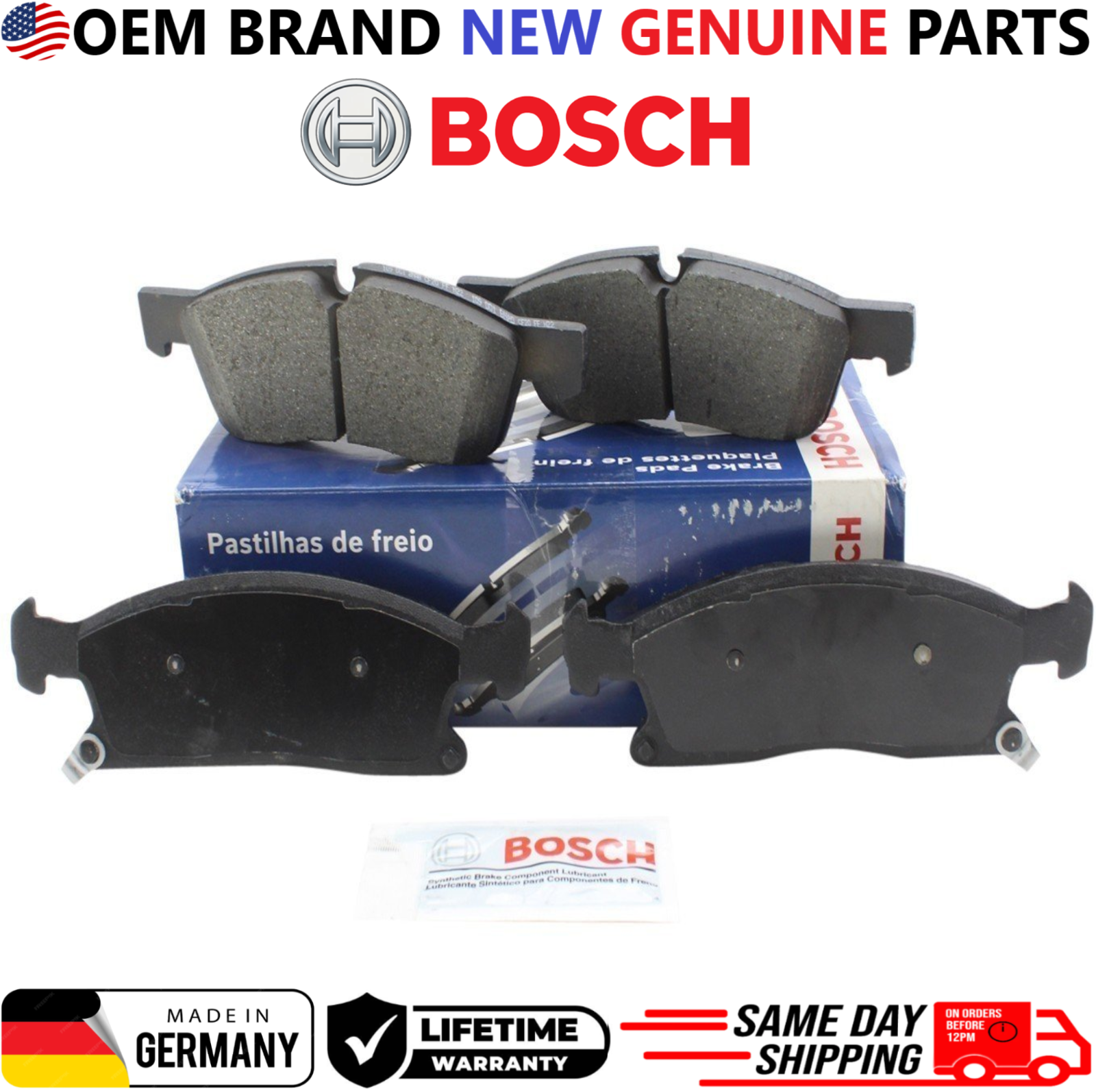 Genuine Bosch BE1455 Rear Brake Pads Fits Dodge Charger Challenger Chrysler 300