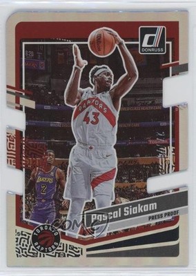 2023-24 Panini Donruss Silver Press Proof Die-Cut 27/75 Pascal Siakam #132 11ye