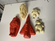 Classic Jelly Moulds Astronaut Jet Plane Rabbit Teddy Beat Turtle