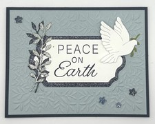 Stampin' Up Peace on Earth Christmas Card w/Env UNLIMITED CARDS SHIP FOR 4.95 