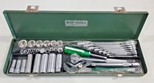 SK Tools 3/8" & 1/4" StAE Socket Set & Wrenches, Pliers new see descrption