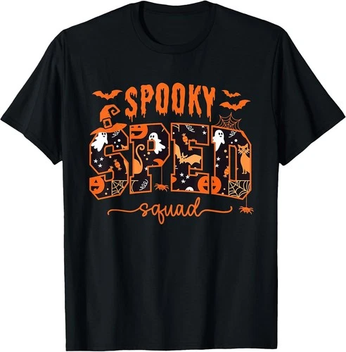 Sped Squad Team Special Education Teacher Halloween Shirt for All Ages - product listing photo