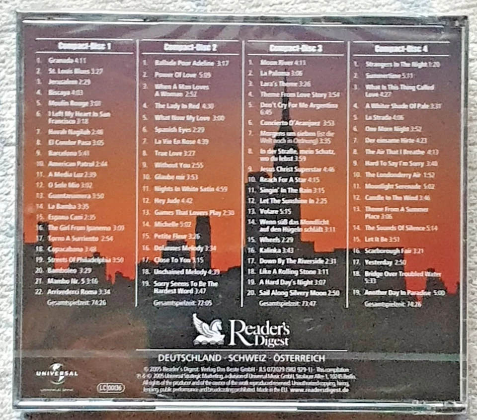 James Last Traumhafte Welthits - Unvergessliche Evergreens Box-Set 4 CDs NEU - Bild 2 von 2