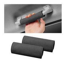 2PCS Car Inside Door Handle Protector, Durable Leather, Anti-Scratch Black