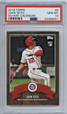 2018 Topps Advent Calendar Juan Soto #6 PSA 10 Rookie Card (Low Pop)