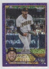2023 Topps Chrome Purple Speckle Refractor 123/299 Joe Musgrove #121 0zb7