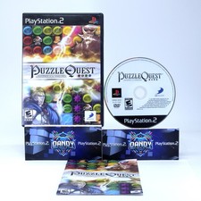 Puzzle Quest Challenge of the Warlords PS2 CIB W/ Manual - PlayStation 2
