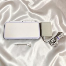[VG] New Nintendo 2DS XL LL White Lavender Console Stylus Japan ver w/Charger