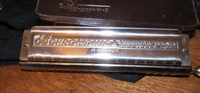 Vintage Harmonica Germany Hohner 64 Chromonica 4 Octaves Pro Model 280 C in case