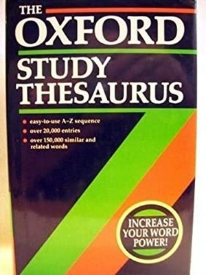 Oxford Study Thesaurus Hardcover Alan Spooner