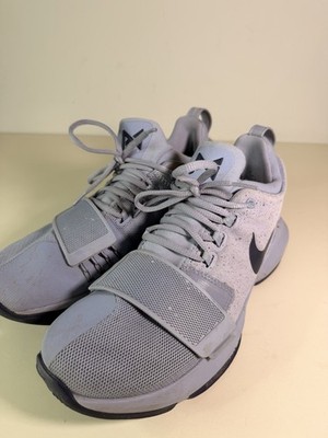 Nike PG 1 Glacier Shoes Men's Size 9 Grey Basketball Sneakers 878627-044
