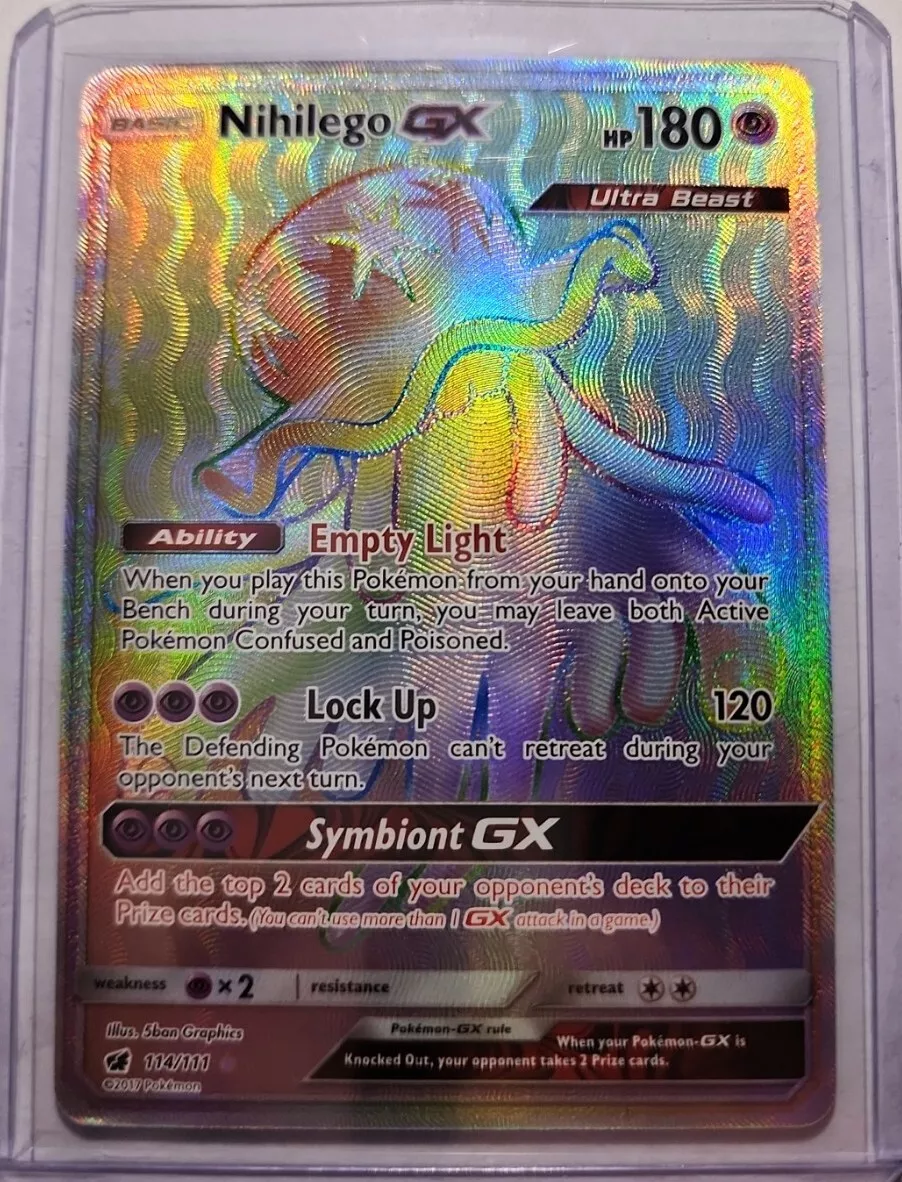 Nihilego GX - 114/111 - Secret Rare - Pokemon Singles » SM04