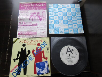 Depeche Mode Get The Balance Right Japan Promo Vinyl 7'' Single w Tour Flyer 1757