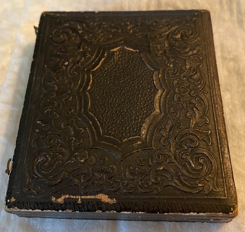  Fotografías Doble Daguerrotipo en Estuche Doble Imagen (2) Hermanas y Maridos - Imagen 5 de 6