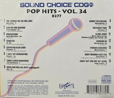 SC8277 POP HITS  NEW IN PLASTIC SOUND CHOICE KARAOKE CDG LOT WA