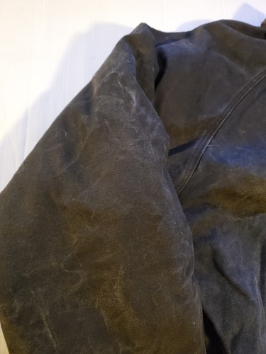 WALLS Work Wear Mens Black Quilted Hooded Jacket Xl Tall Bomber Read - Picture 5 of 14
