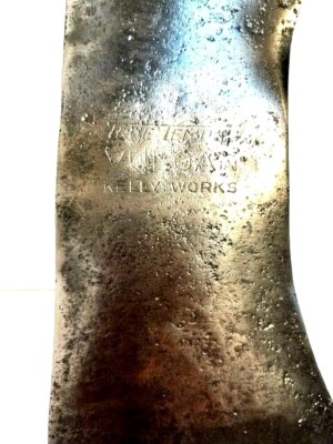 Vintage True Temper VULCAN KELLY WORKS Double Bit Axe, 3lb. 2.5 oz