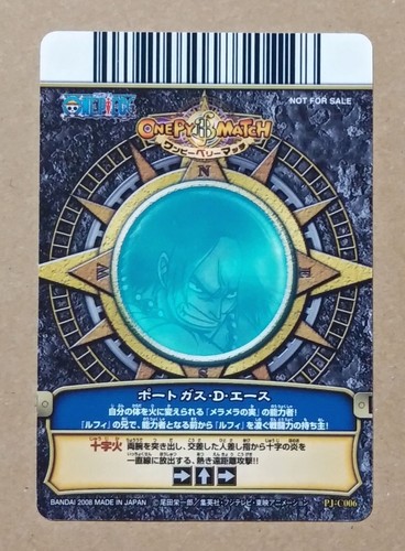 One Piece One Py Berry Match Portgas D. Ace PR PJ-C006 - Picture 2 of 2