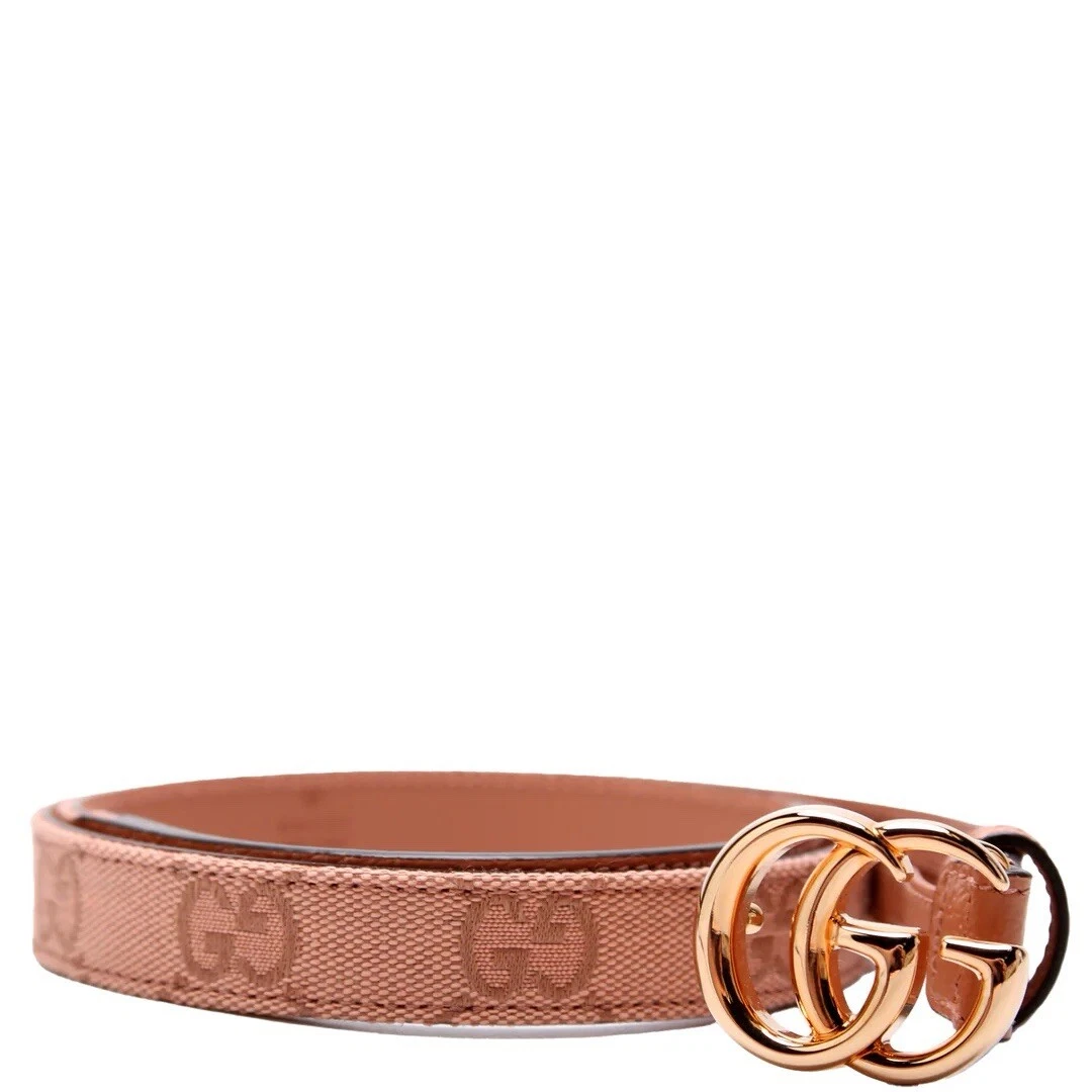 Ceinture GUCCI ROSE TOILE NEUVE GG taille 100 cm 40 po