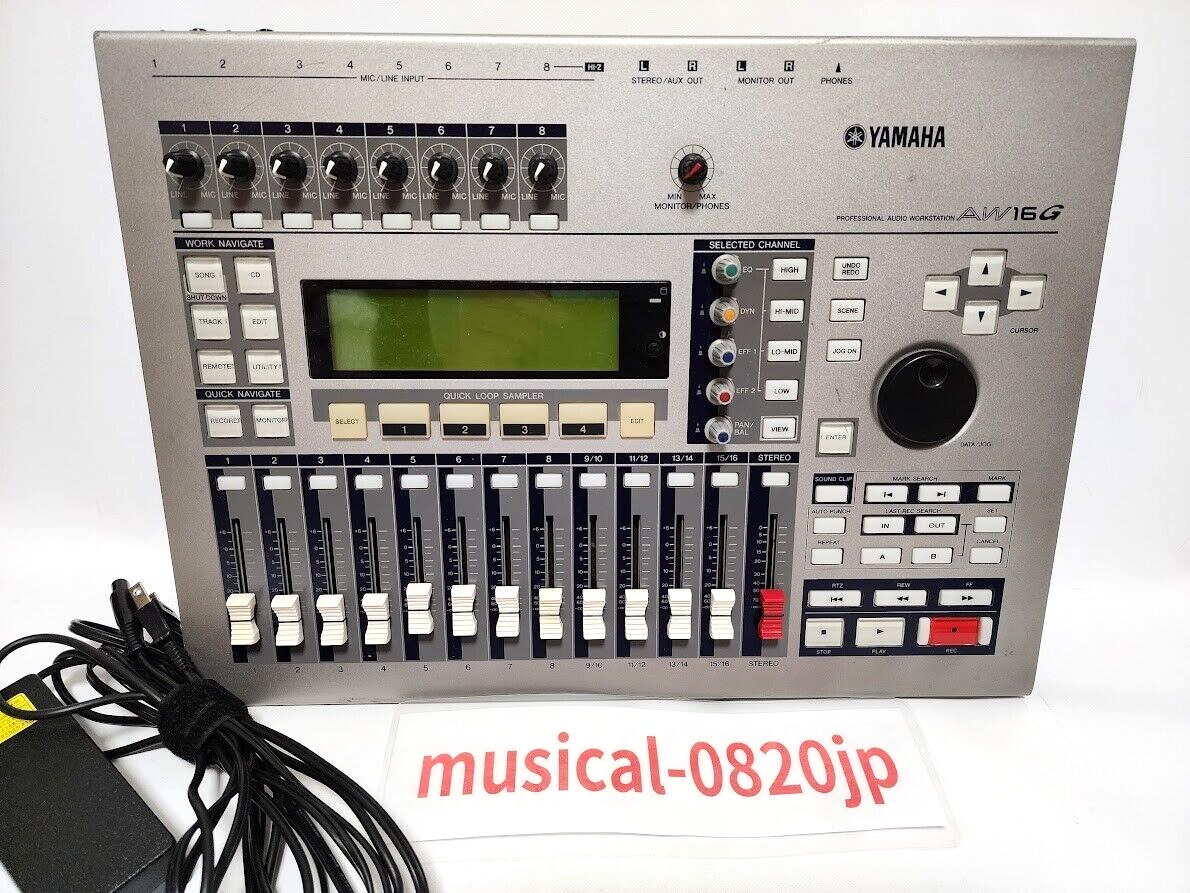 YAMAHA マルチトラックレコーダー AW16G Yamaha AW16G 16-Track Workstation with CDRW | zZounds