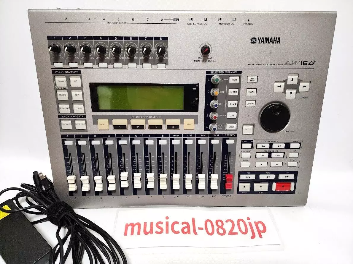 Yamaha AW16G MTR 16-Track Multitrack recorder Digital workstation