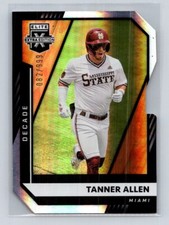 2021 Panini Elite Extra Edition #118 203rd Decade Die Cut Tanner Allen /999