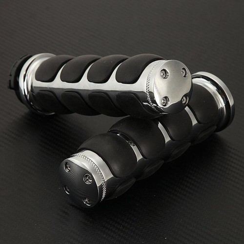 7/8"  Handlebar Hand Grips Fit For Honda Gold Wing GL 1100 1200 1500 1800 - Picture 7 of 8
