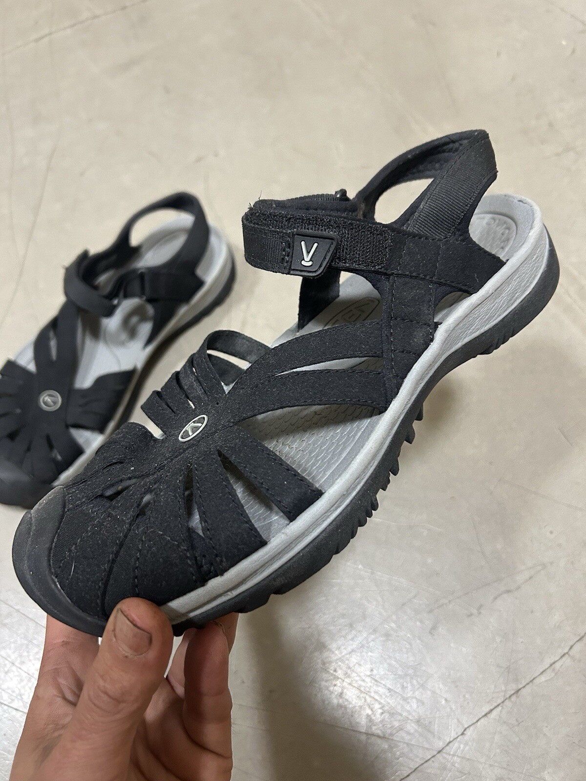 Sandali donna Keen Rose neri taglia 10 5 ottime condizioni escursionismo kayak