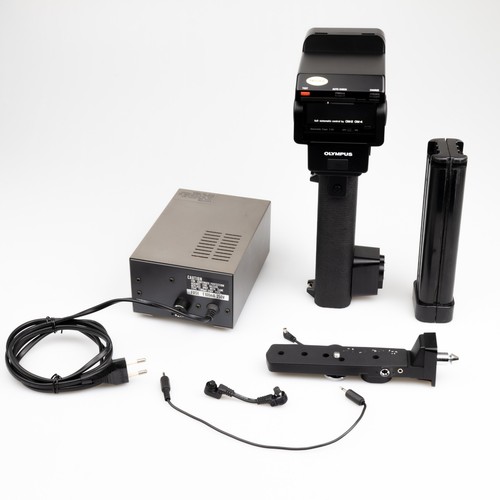 COMPLETE Olympus T45 Flash + Bracket + Ni-Cd Charger EU + Battery + Cords OM-4Ti - Photo 7 sur 15