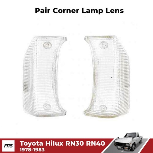 Pair Of Rear Tail Light Lenses For Toyota Hilux RN30/RN40 Pickup (1979-1983)
