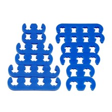2sets 7mm 8mm Blue Spark Plug Wire Separators Dividers Looms For Sbc Bbc 2sets 7mm 8mm Blue Spark Plug Wire Separators Dividers Looms For Sbc Bbc