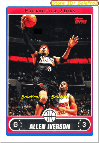 100++ ALLEN IVERSON NBA SINGLES ROOKIE INSERT GAME JERSEY SET LOT YOU PICK LIST - Picture 62 of 66
