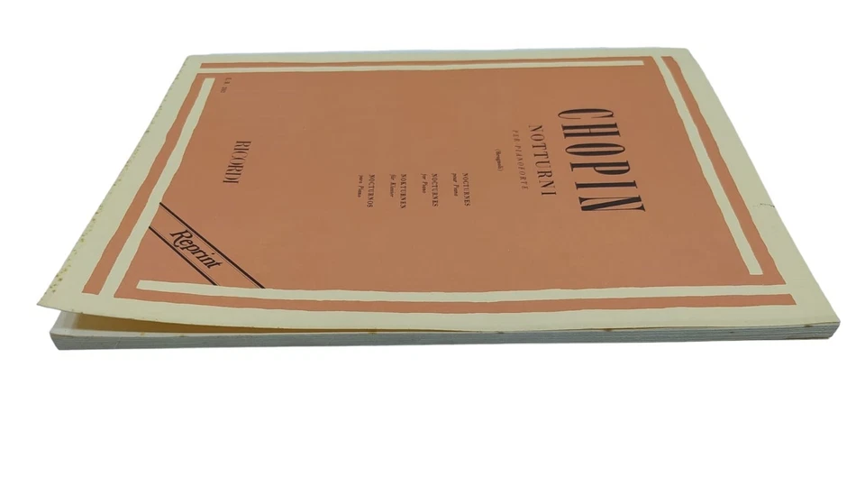 Chopin Notturni per pianoforte Rev. Brugnoli Edizione Ricordi  E.R 202 spartiti - Immagine 2 di 2