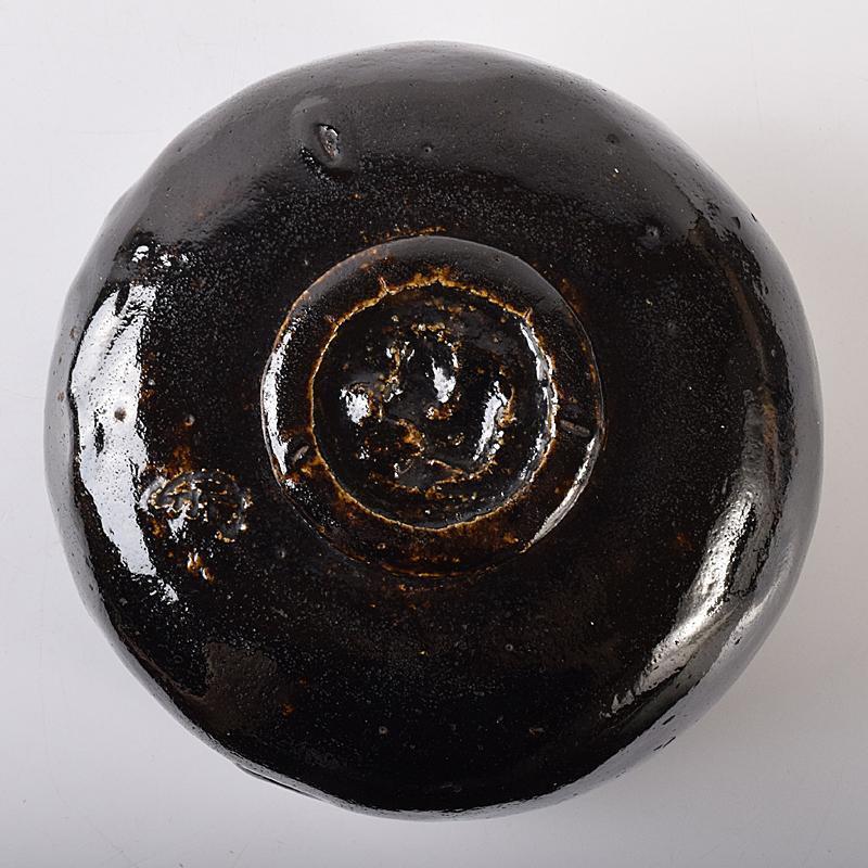 Tea Bowl Raku Kichizaemon Tanyu 10th Black Raku Chizuru w