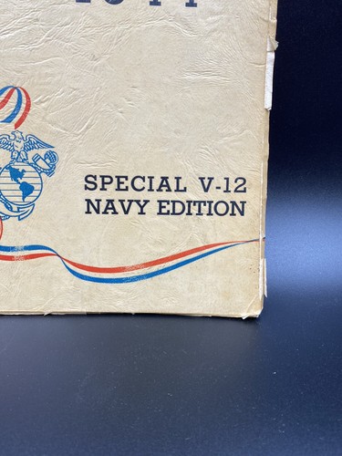 Vintage L’ ACADIAN 1944 Special V-12 Navy Edition Year Book - Picture 2 of 10