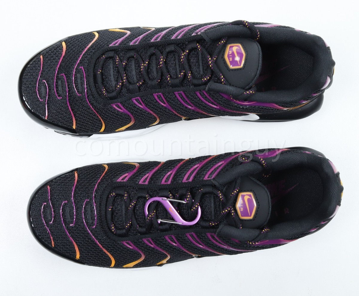 Nike Air Max Plus Black/Gold/Purple DX2663-001 Men's Size 10 Nike Air Max Plus Black/Gold/Purple DX2663-001 Men's Size 10