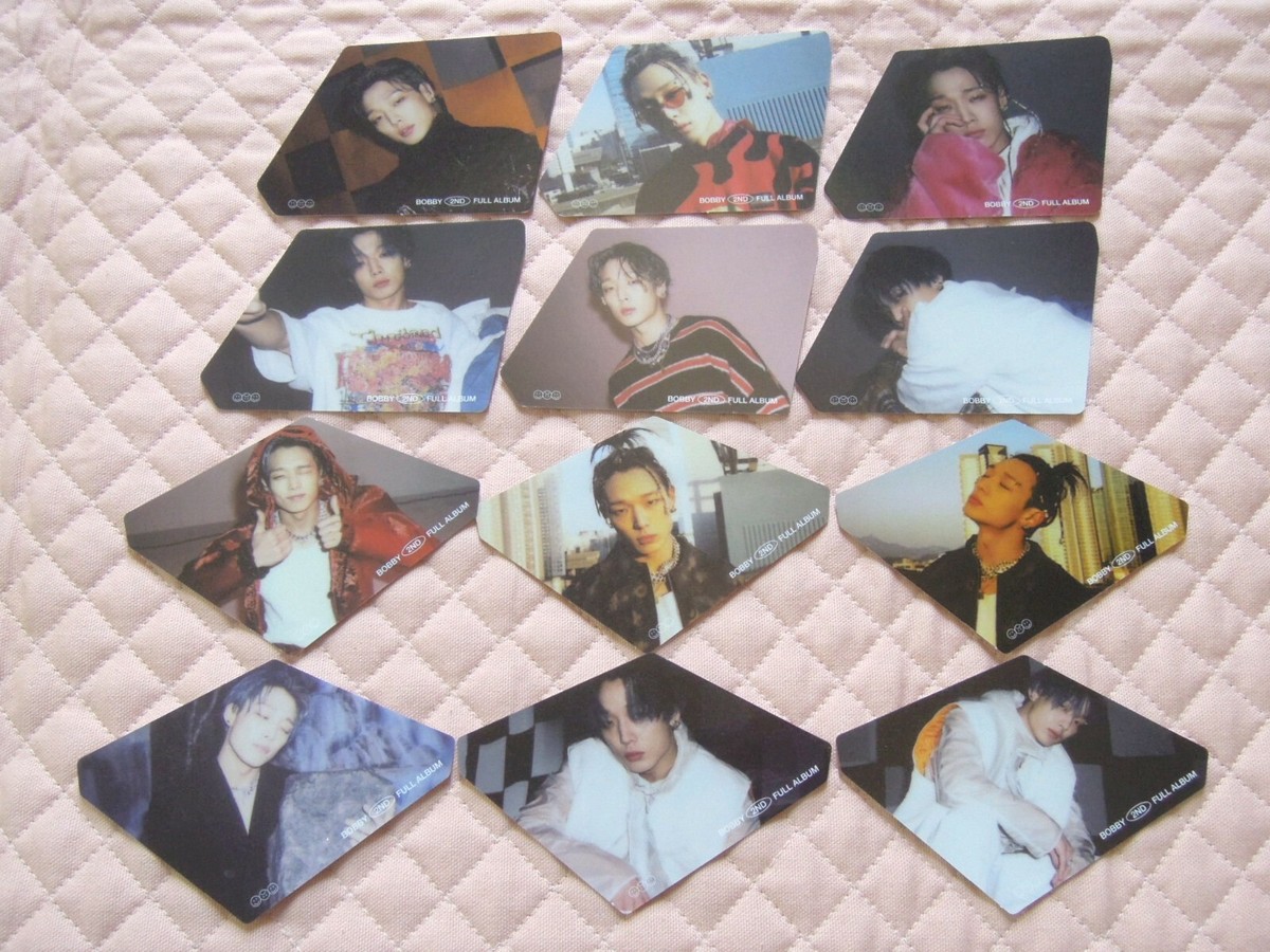 iKON BOBBY 2nd Album LUCKY MAN Photocard YG KPOP U MAD *READ