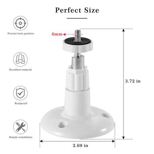 Paquete de 4 soportes de montaje para cámara de pared interior exterior para seguridad ajustable Arlo Pro - Imagen 22 de 30